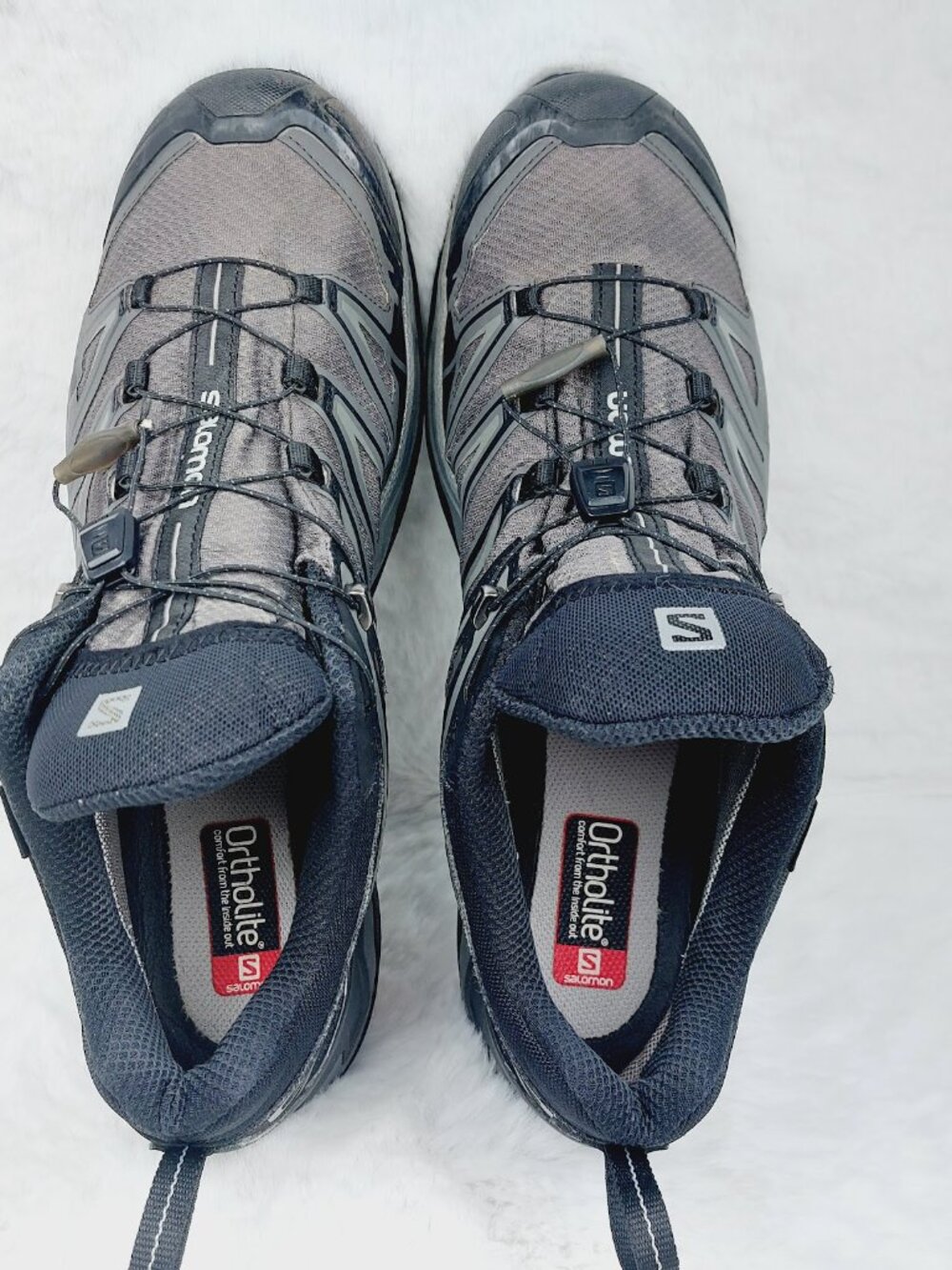 Salomon Men's Gray Black X Ultra 3 GTX Outdoor Trail Hiking Shoes Size 12 - Picture 4 of 11